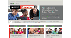 Desktop Screenshot of lenovoeducation.com