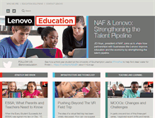 Tablet Screenshot of lenovoeducation.com